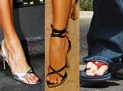 Zobacz gwiazdy z najbrzydszymi stopami