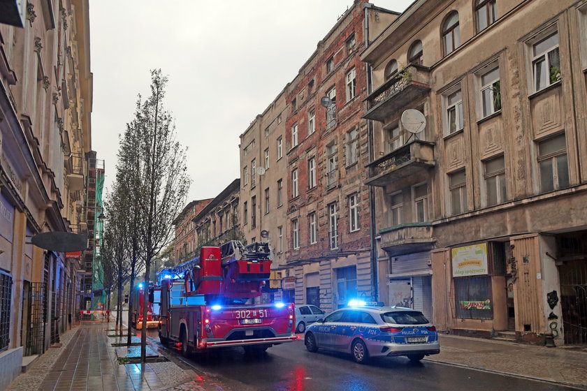 Katastrofa budowlana w Łodzi. Sufit spadł do mieszkania