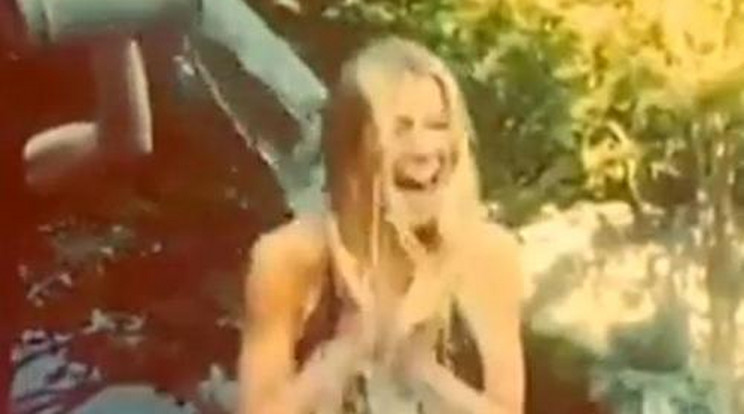Bikiniben kapott jeges vizet a nyakába Gwyneth Paltrow! - Videó