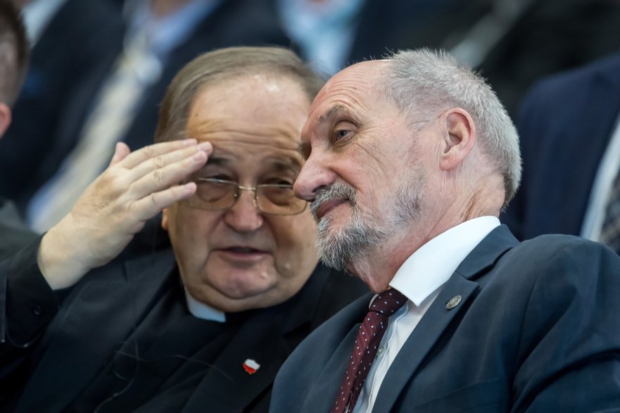 Tadeusz Rydzyk i Antoni Macierewicz, 2019 r.