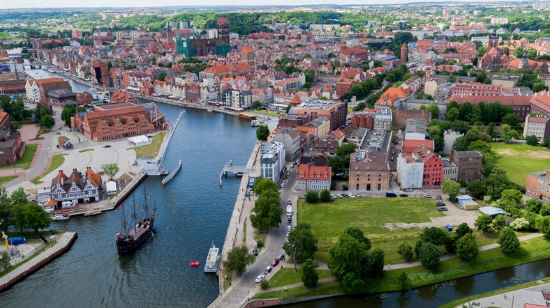 Gdańsk, ul. Rycerska. Okolice działki, gdzie mogłoby powstać nowe muzeum