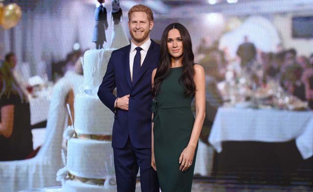 Meghan és Harry viaszfigura