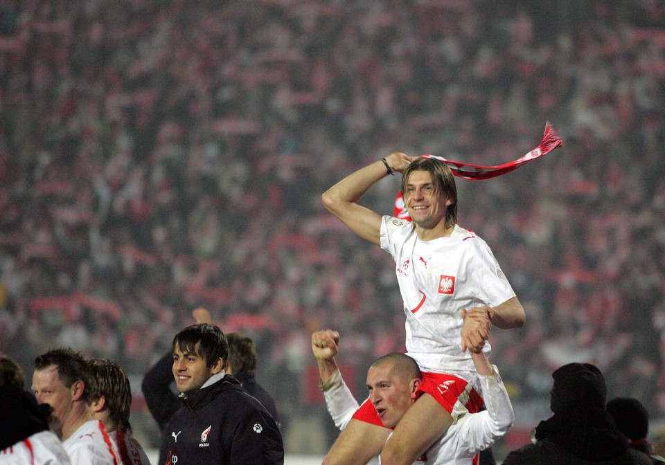 PIŁKA NOŻNA ELIMINACJE EURO 2008 POLSKA BELGIA