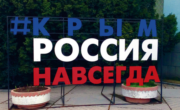 Krym i Rosja na zawsze. Kreml mógł zakazać blogerom informować o ukraińskich atakach