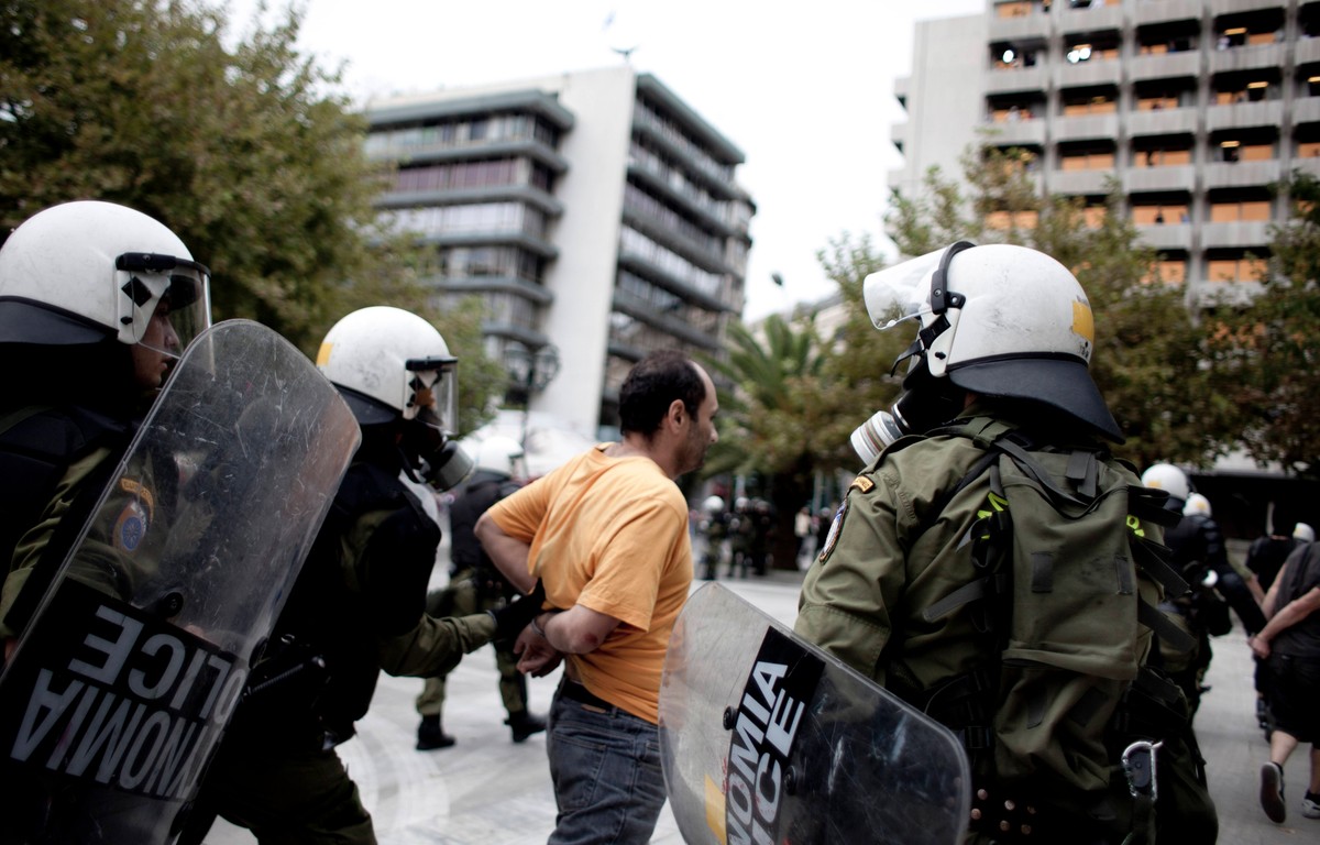 Demonstracja w Grecji