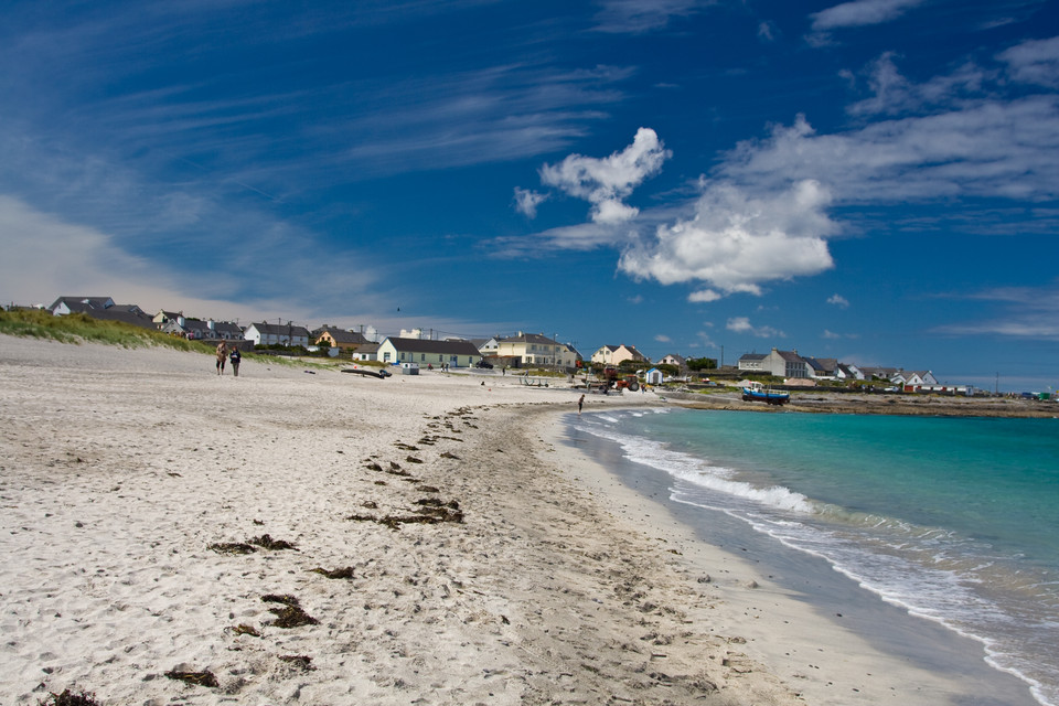 Irlandia - Wyspy Aran - Plaża na Inisheer