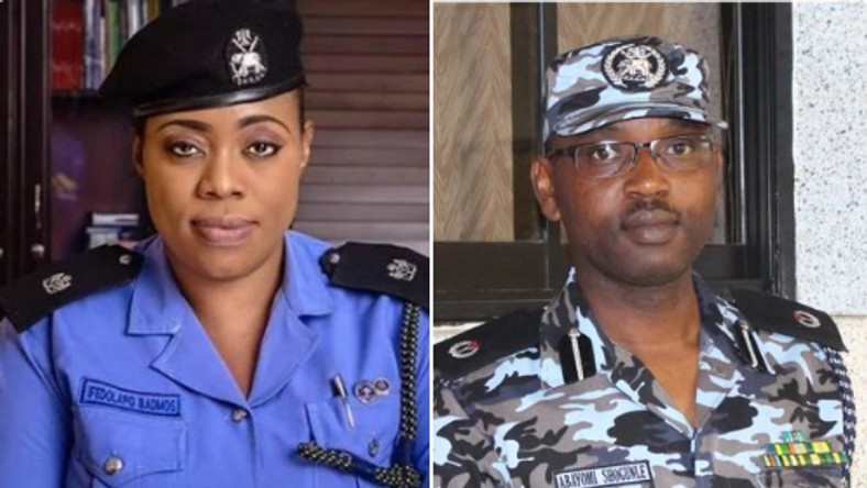 Dolapo Badmus and Yomi Shogunle have been dismissed from the Nigeria Police Force