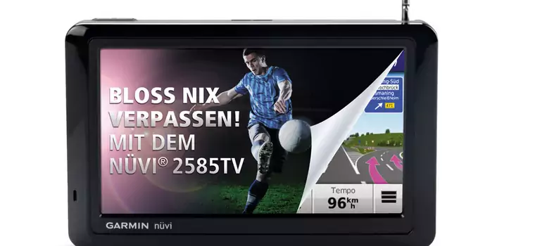 Garmin nuvi 2585TV: nawigacja z telewizją DVBT