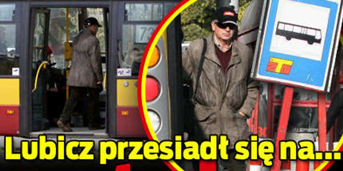 Lubicz przesiadł się na... autobus