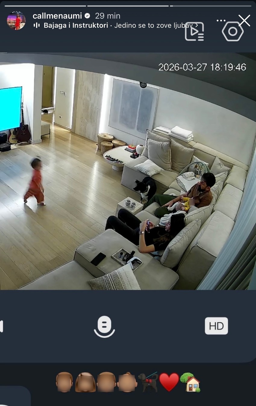 Mina Naumović podelila slike sa sigurnosnih kamera