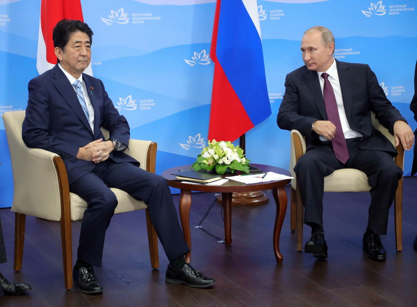 Władimir Putin i Shinzo Abe