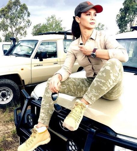 Kinga Rusin w Afryce na planie show 'Agent'