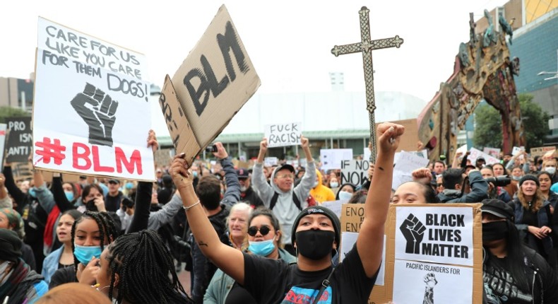 Thousands of New Zealand protesters gathered in major cities to protest in solidarity against the killing of George Floyd in the United States