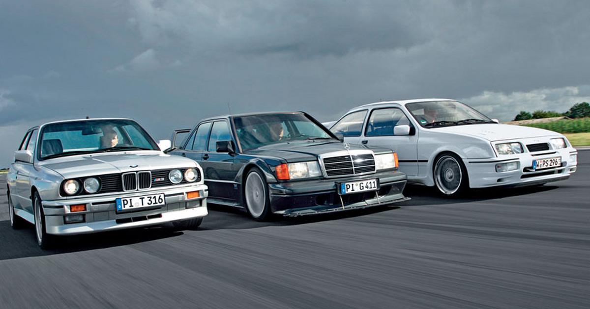 Sportowe limuzyny lat 80. BMW M3 kontra Mercedes 190 E 2