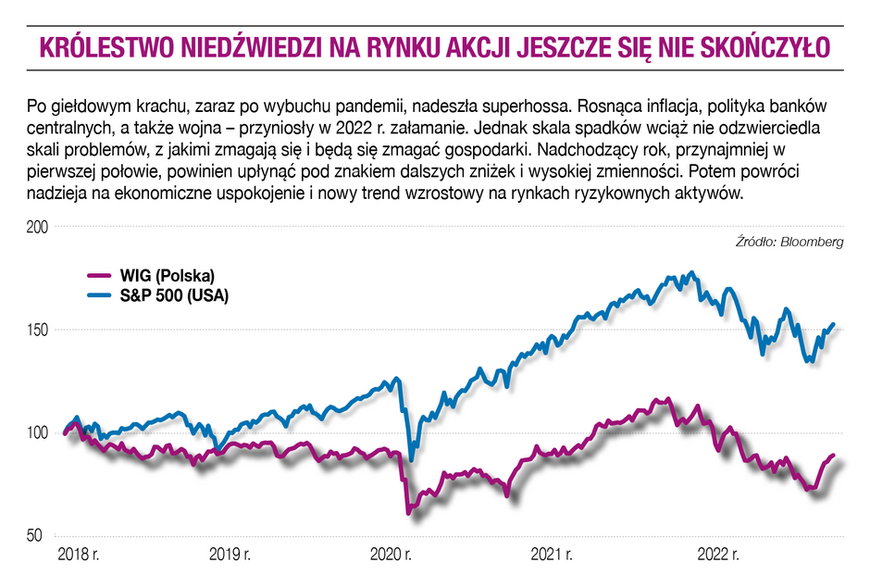 Królestwo niedźwiedzi na rynku akcji jeszcze się nie skończyło