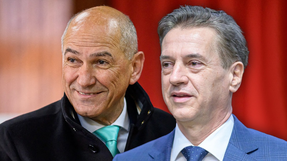 Janez Janša i Robert Golob 