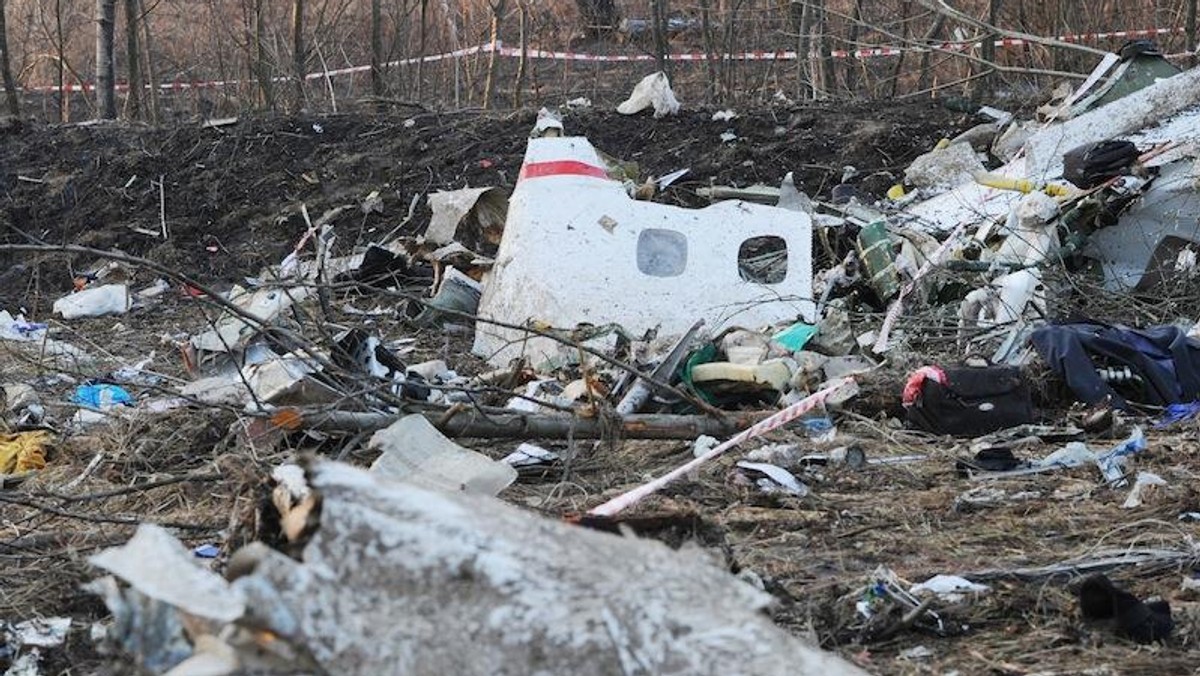 Tu-154 wrak, tupolew, Smoleńsk