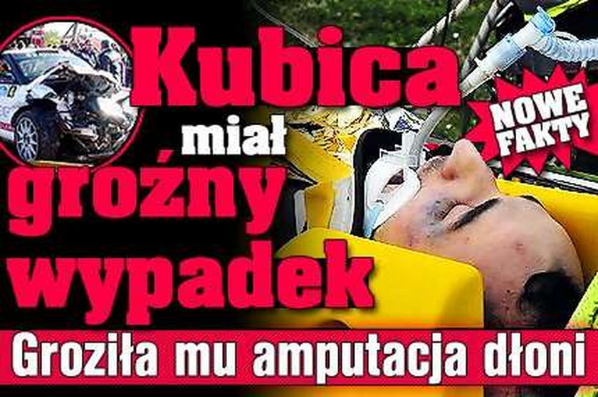 Kubica miał wypadek, jest w szpitalu!