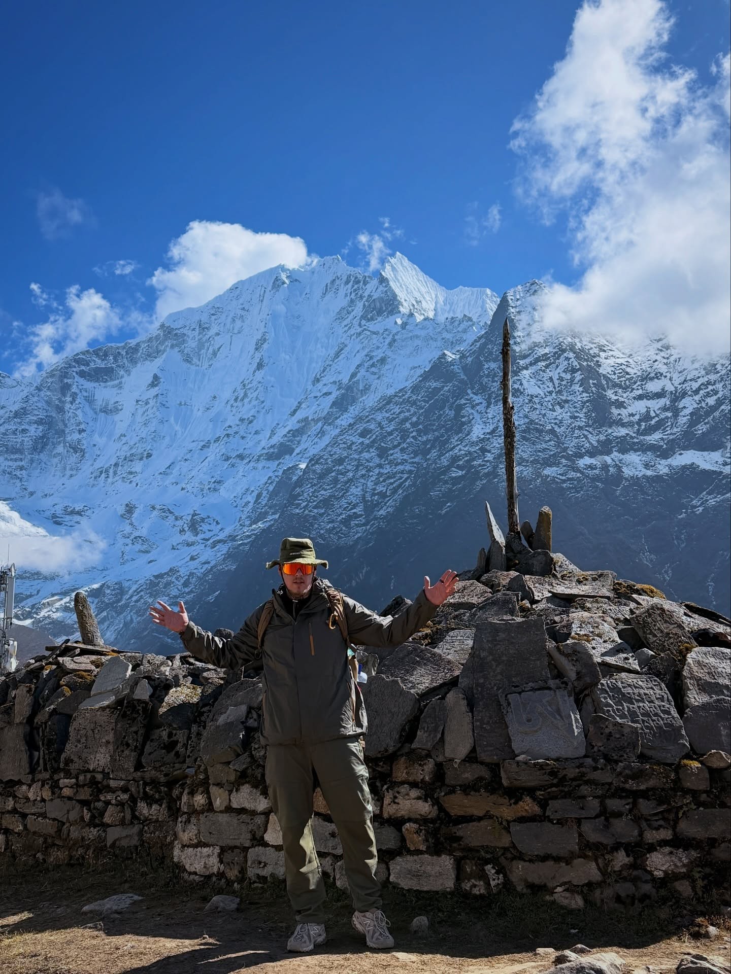 Separ vyšiel do základného tábora na vrchu Mount Everest.