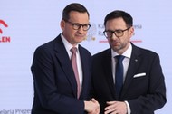 Mateusz Morawiecki i Daniel Objatek