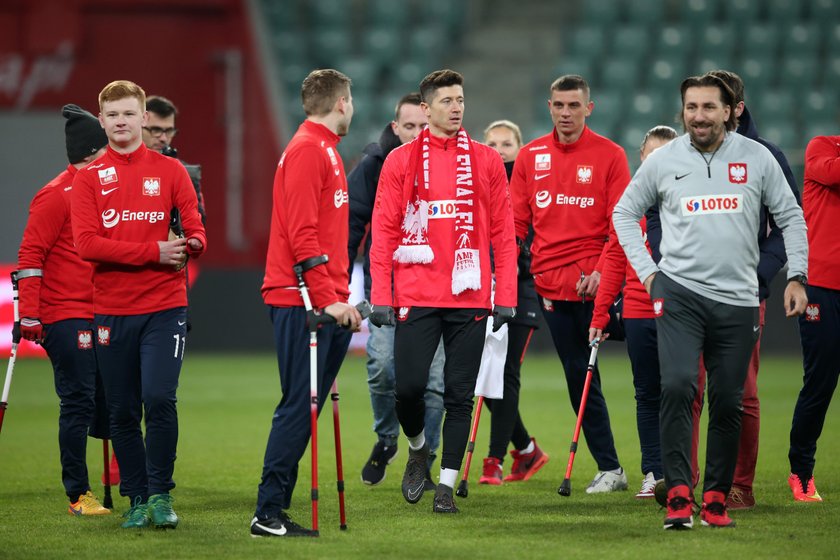 Pilka nozna. Reprezentacja Polski. Trening. 22.03.2018