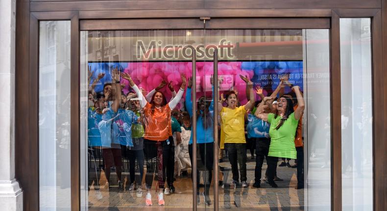 microsoft employees london