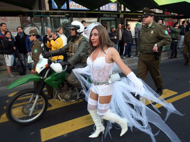Gejowska parada w Santiago de Chile