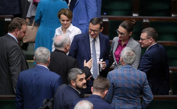 Mateusz Morawiecki, Łukasz Szumowski, Jadwiga Emilewicz, Jarosław Kaczyński