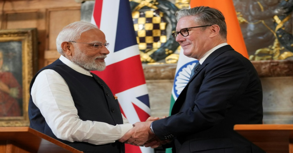 Le Royaume-Uni et l'Inde signent un accord de libre-échange