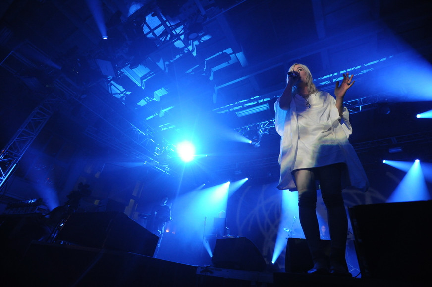 Zola Jesus na Electronic Beats Festival (fot. Artur Rawicz/Onet.)