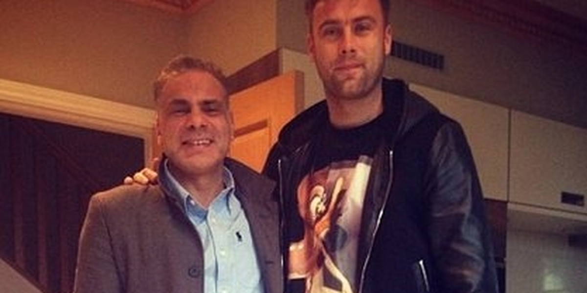 Artur Boruc w bluzie bambi givenchy