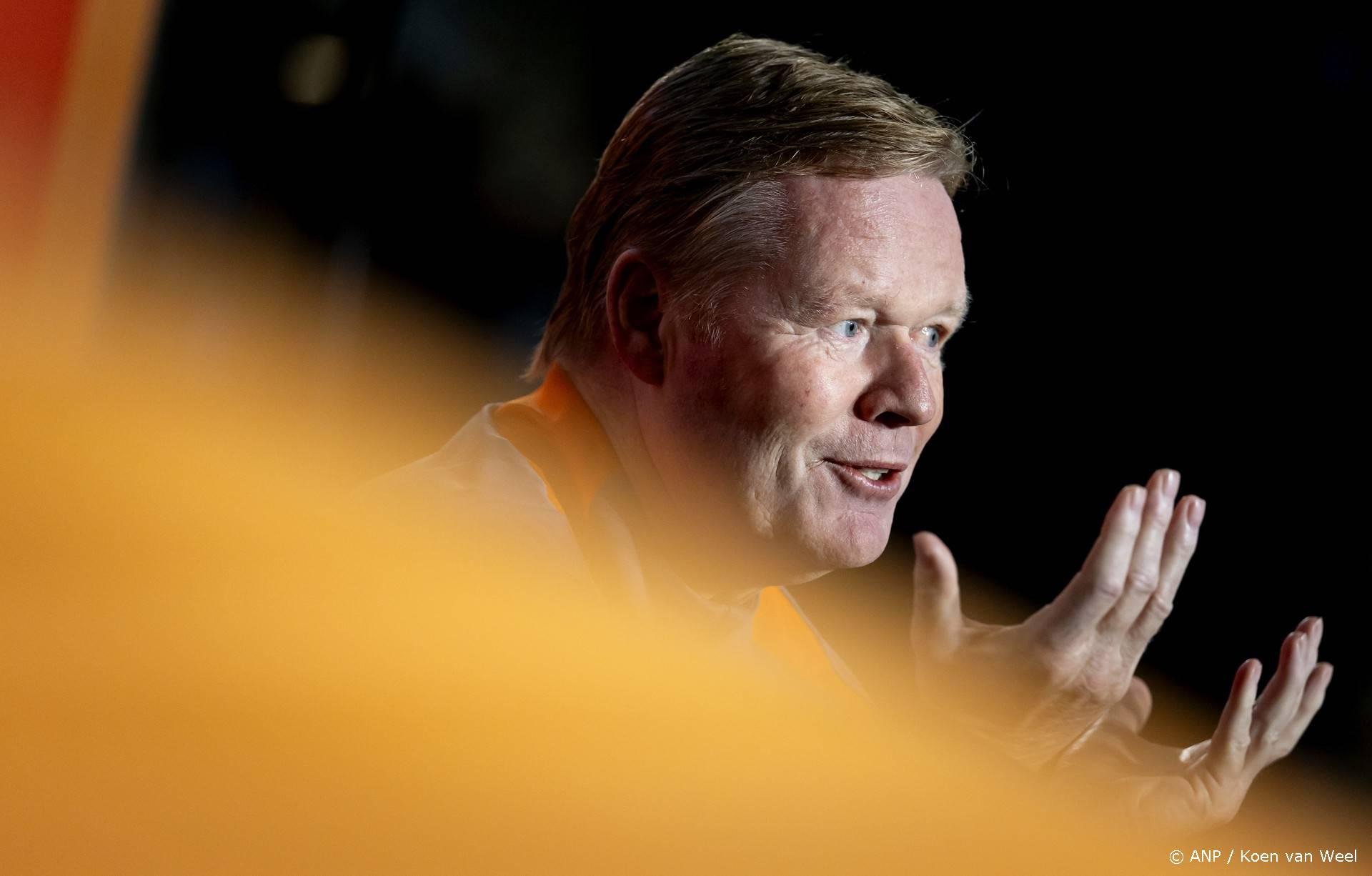 Koeman sluit vertrek als bondscoach na het WK niet uit, maar relativeert