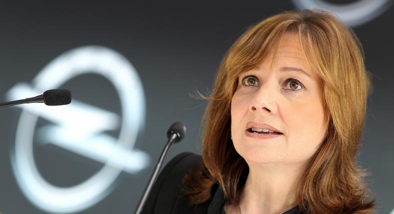 GM CEO May Barra.