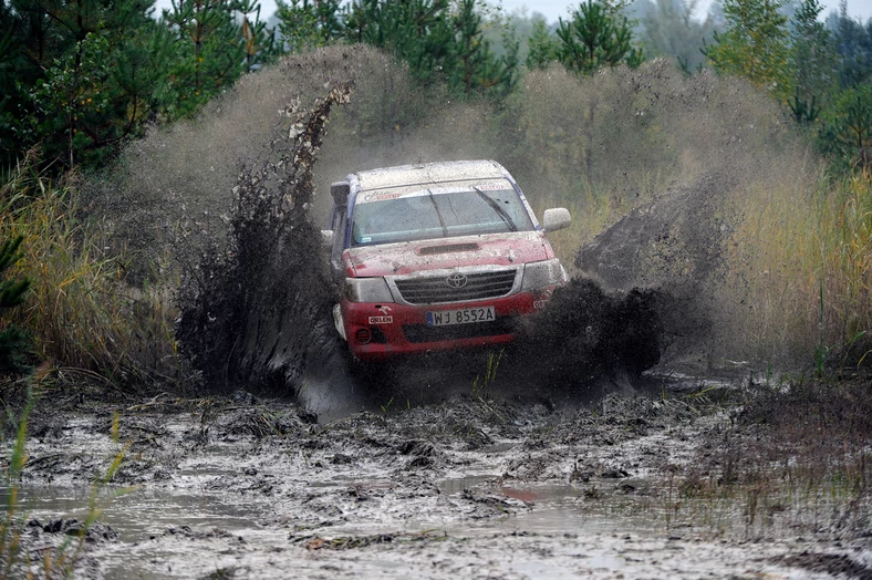 Adam Małysz testował nową Toyotę Hilux