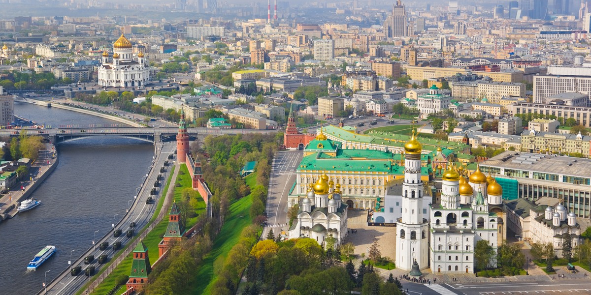 Widok na Moskwę.