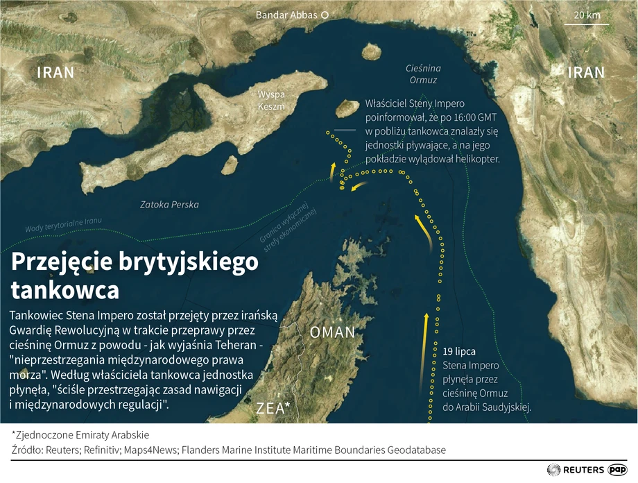 Przejęcie brytyjskiego tankowca