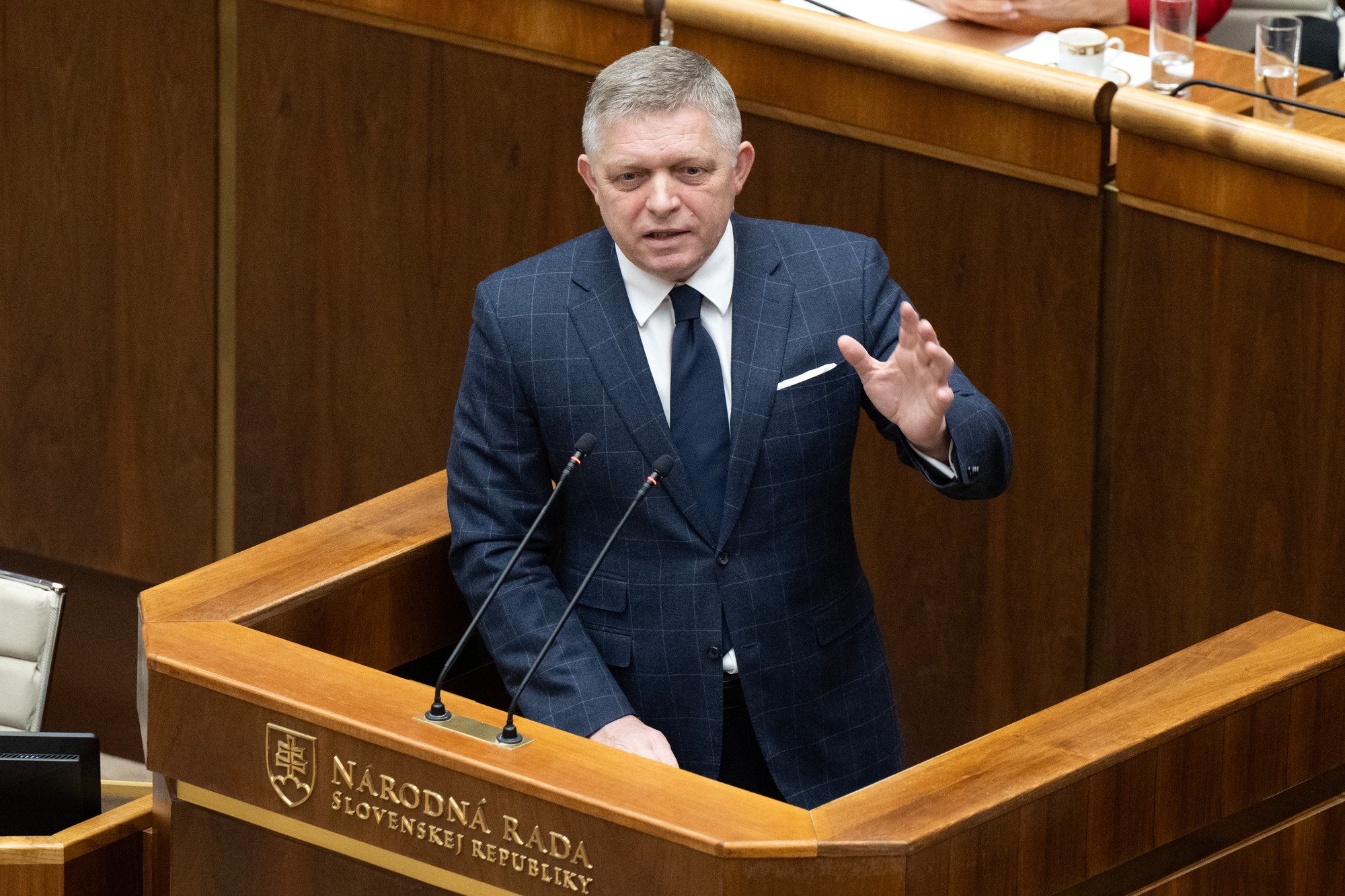 Premiér Robert Fico.