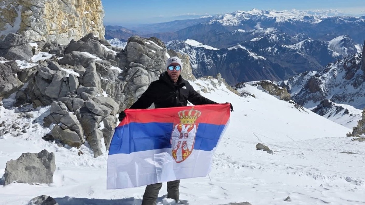 Marko Nikolić na Akonkagvi