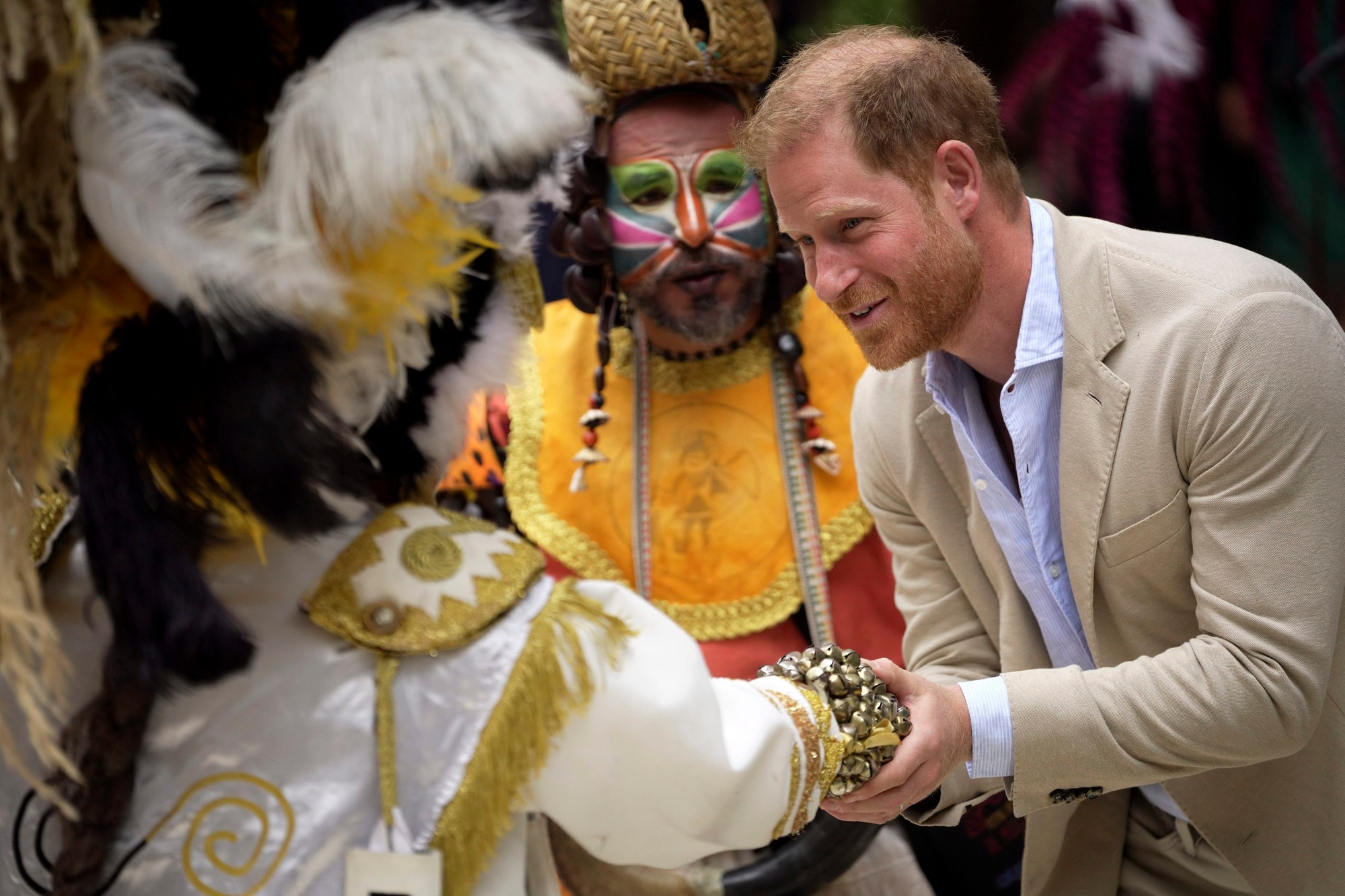 Princ Harry  v Kolumbii.