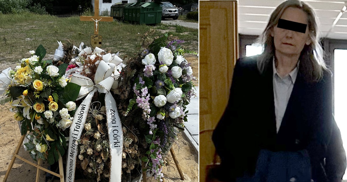 Na wieńcu napisała: "Kochanemu mężowi...". Po pogrzebie założyli jej kajdanki