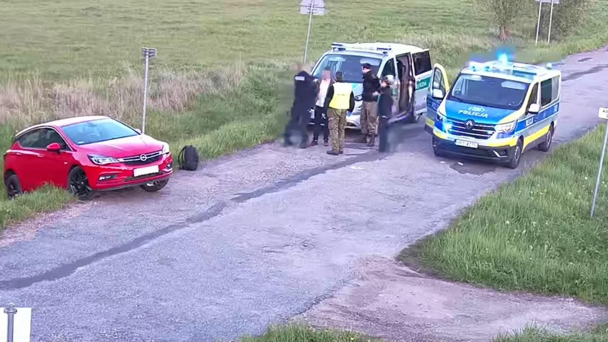 Atak nożownika w Węgorzewie. Dźgnął i uciekł, został zatrzymany przy granicy z Rosją