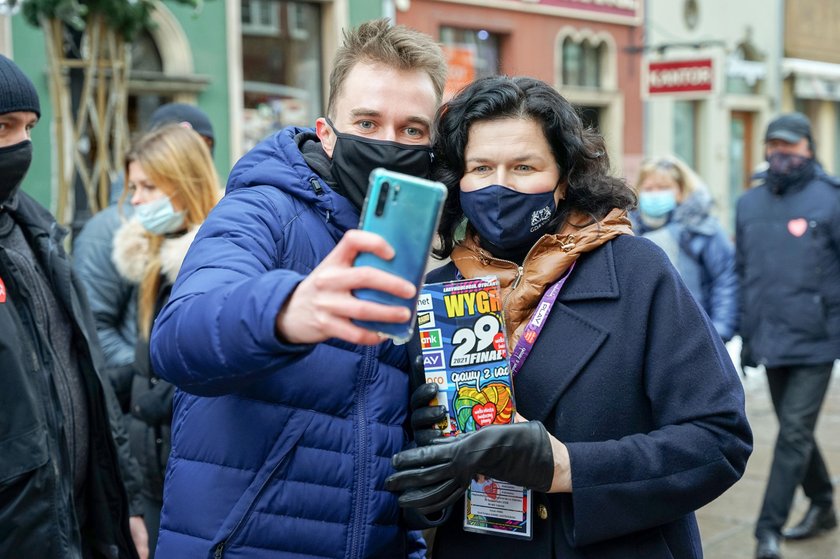 Aleksandra Dulkiewicz wolontariuszką WOŚP.