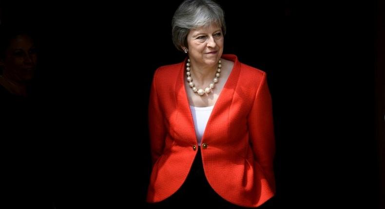 Britain's Prime Minister Theresa May will brief her 27 EU colleagues, then they will leave to discuss Brexit over dinner without her