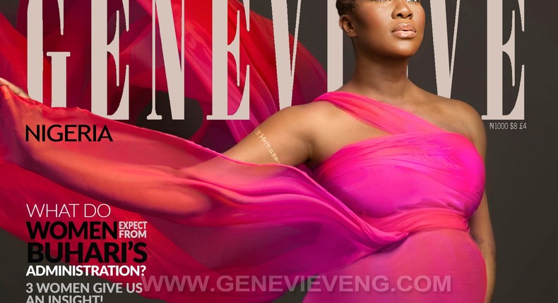 Stephanie Okereke covers Genevieve Magazine August 2015 issue