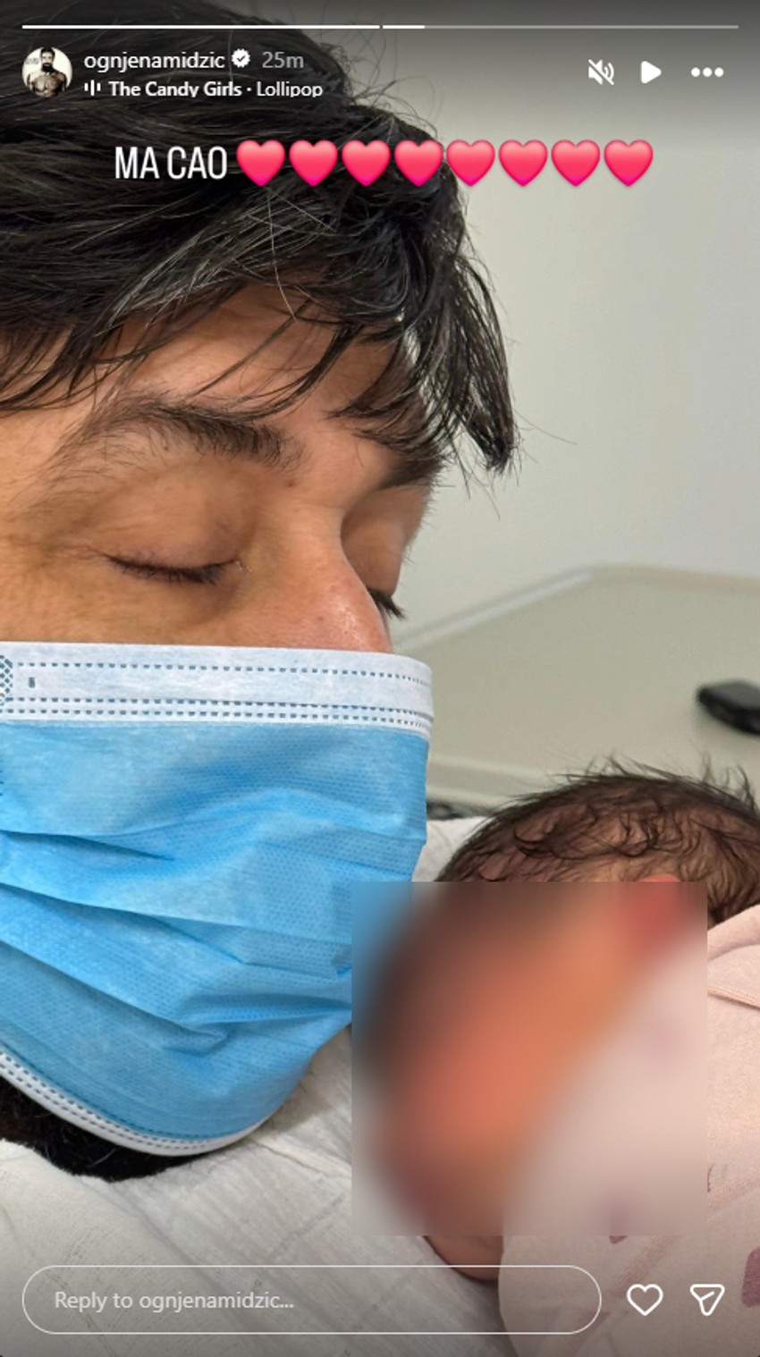 Ognjen sa ćerkom Lolom