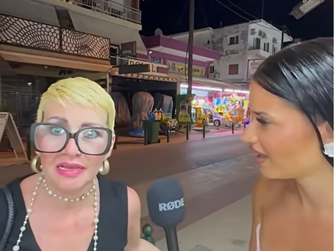 Dušica Bjelobaba postala viralni hit u Grčkoj