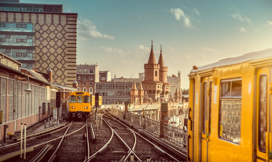 U-Bahn w Berlinie.