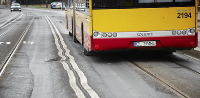 Na Łagiewnickiej autobus zderzył się z tramwajem