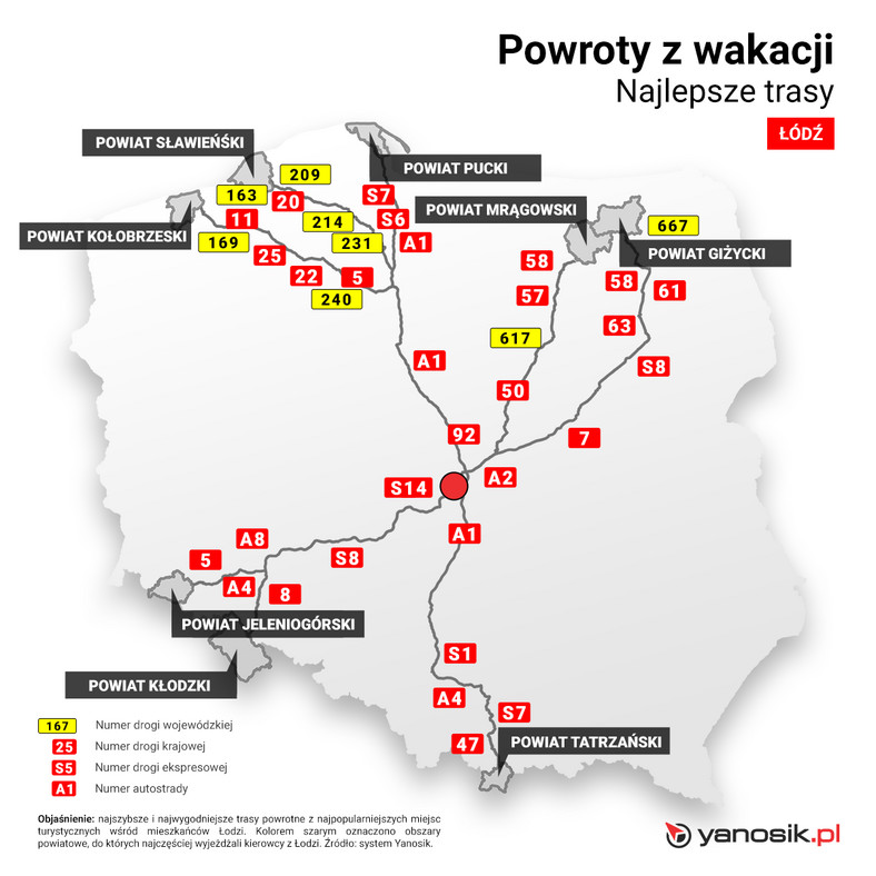 Najlepsze trasy do Łodzi