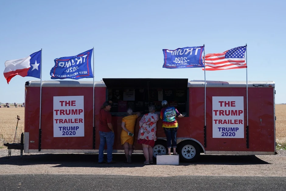 Trampove pristalice u Amarilu, Teksas